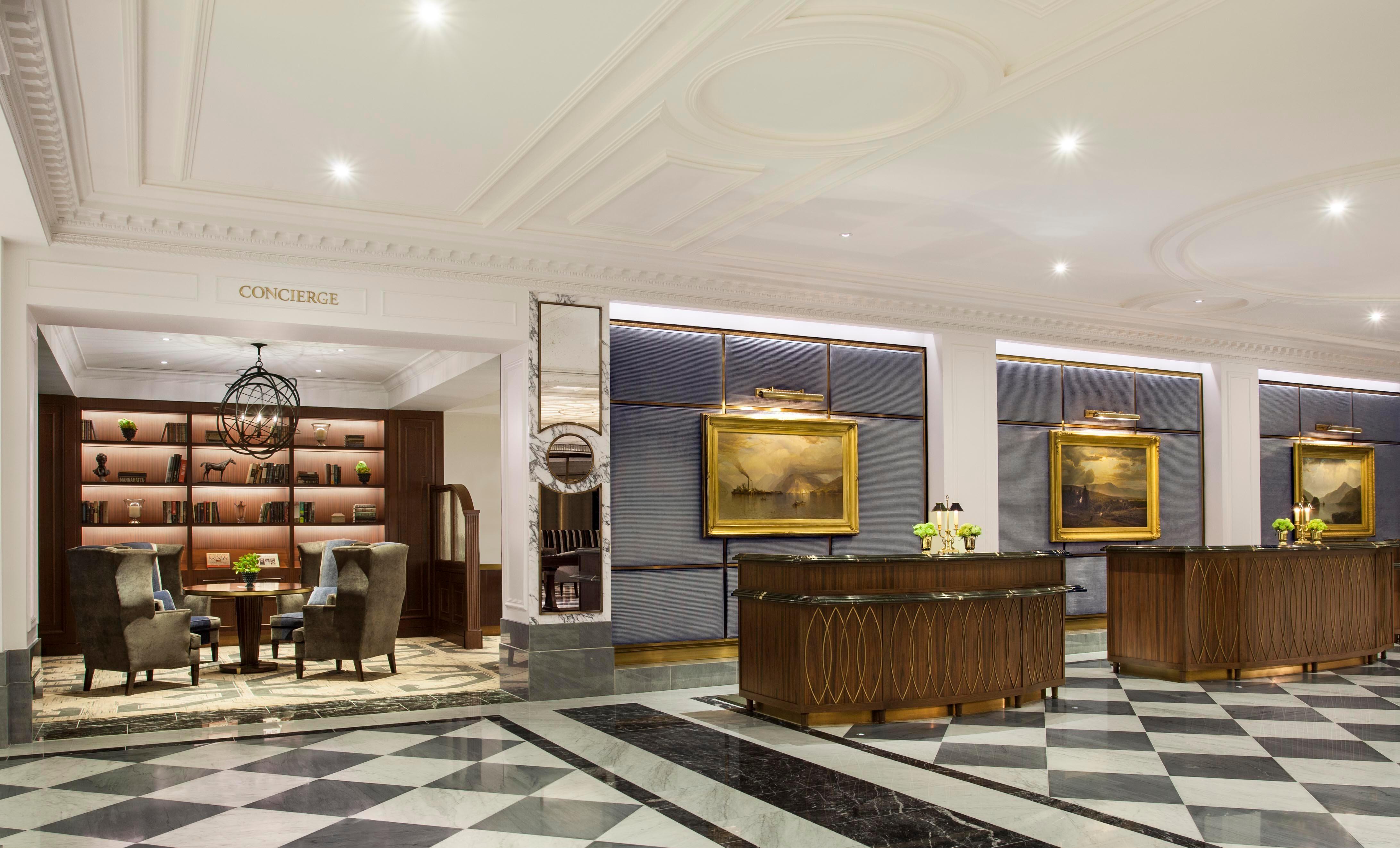 Intercontinental New York Barclay Hotel By Ihg Exterior foto The lobby of the hotel